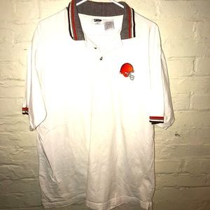 Vintage Cleveland Browns polo shirt (90s)